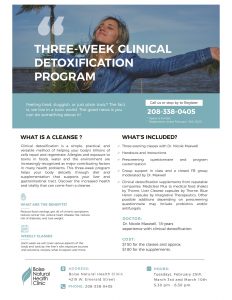 Four-Week Clinical Detoxification Class